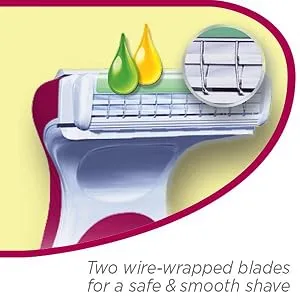 Schick Silk Effects Plus Razor 1 Each - razor; womens shaver; bikini trimmer; gillette; venus; refills; blades; bumps; schick; intuition