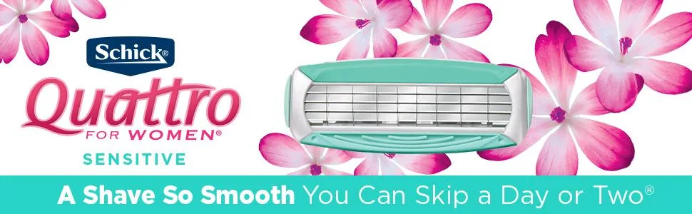 Schick Quattro for Women Sensitive Razor - product information 5