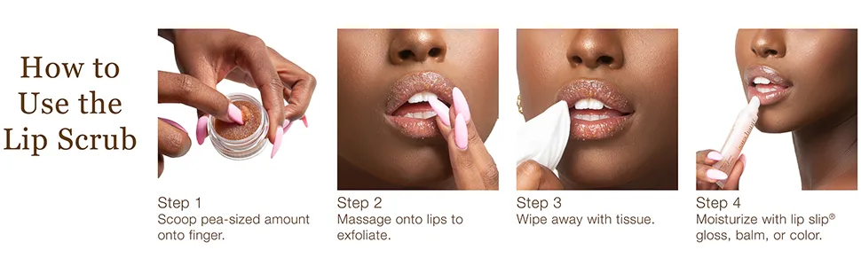 sara happ The Lip Scrub: Pink Grapefruit Sugar Scrub, Exfoliating Lip Treatment, Moisturizer for Dry and Flaky Lips, Vegan, 0.5 oz - sara happ lip scrub