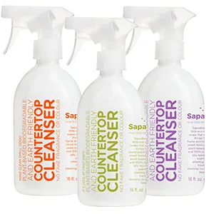 Sapadilla Sweet Lavender + Lime Dish Soap, Hand Soap & Countertop Cleanser, Variety Pack - sapadilla granite countertop cleaner