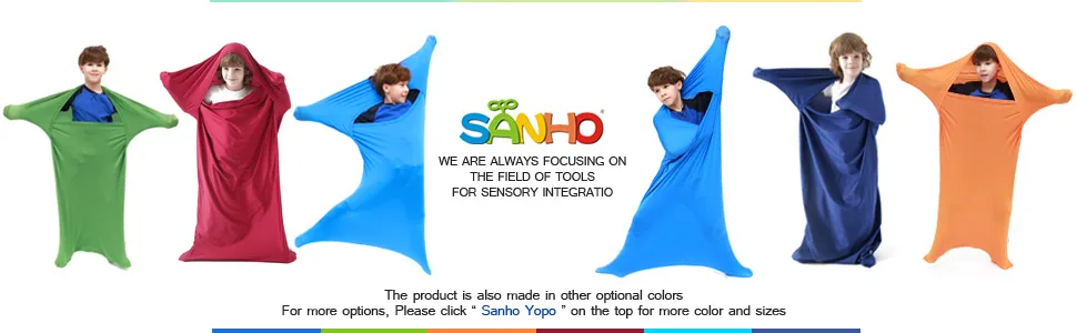 SANHO Premium Sensory Sock Budy Sock, Perfect for Children with Sensory Processing Disorder, Updated Version (Navy, Medium) Navy Medium (Pack of 1) - SANHO