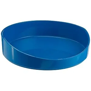 Sammons Preston High-Sided Dish, White, Durable Melamine Plastic Plate has 7.75" Diameter & 1.75" High Sides, Can Serve as Bowl or Scooping Aid, Independent Eating Tool for the Elderly, & Disabled - product information 1