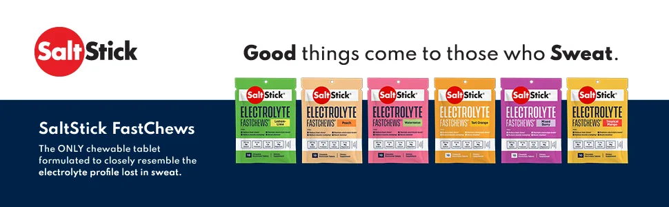 SaltStick FastChews, Electrolyte Replacement Tablets for Rehydration, Exercise, Hiking & Sports Recovery, Bottle of 60 FastChews Tablets, Mixed Berry - product information 1