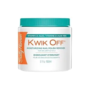 Sally Hansen Kwik Off Nail Color Remover with Vitamin E and Aloe, 5.1 Fluid Ounce - product information 1
