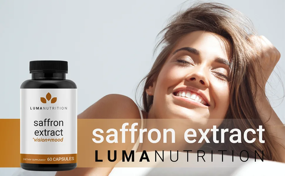 Saffron Extract Capsules - Premium Saffron Supplements - 88.50 mg Pure Saffron Pills - Mood Support - Eye Support - Made in The USA - 60 Capsules - saffron extract