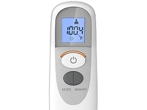Safety 1st Simple Scan Forehead Thermometer, Grey - Fever alert icon and light indicate elevated temperature?