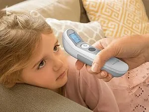 Safety 1st Simple Scan Forehead Thermometer, Grey - Sensor auto-detects temperature within range?