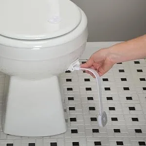 Safety 1st OutSmart Toilet Lock, White, 1 Count (Pack of 1) - product information 3