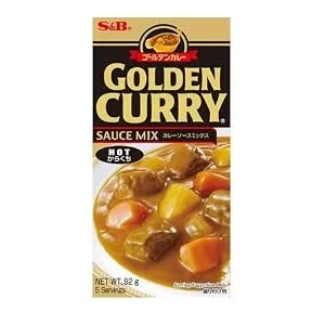 S&B, Golden Curry Sauce Mix, Hot, 3.2 oz - product information 1