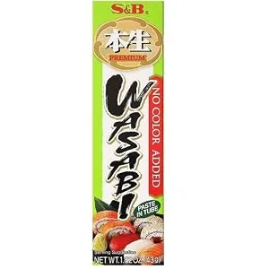 S&B Premium Wasabi Paste in Tube, 1.52 Ounce 1.52 Ounce (Pack of 1) - product information 1