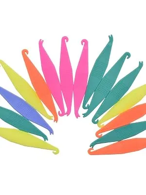 RZJZGZ Dental Elastic Rubber Bands Placers for Braces Disposable Plastic Orthodontic Elastic Placers Multi-color (15PCS) Multi-colored - product information 2