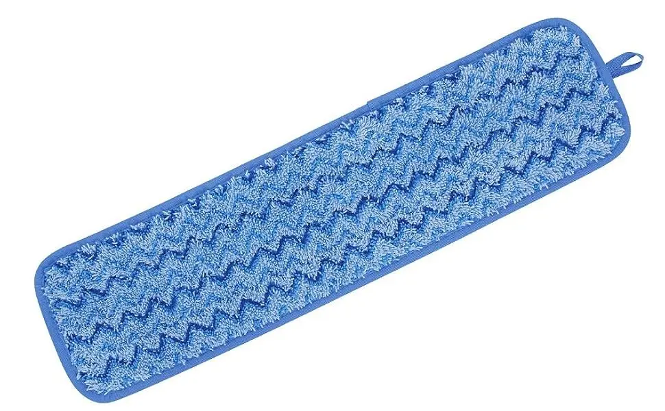 Rubbermaid Commercial Mop Head for Microfiber Mop, Single Sided 18 Inch Damp Room Mop Pad 18" Blue Damp Mop - product information 2