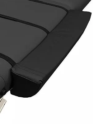 Royal Massage Universal Side Armrest Extension Bolster Pillow Set (Black) Universal Black - massage table armrest bolster extension