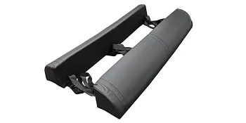 Royal Massage Universal Side Armrest Extension Bolster Pillow Set (Black) Universal Black - massage table armrest bolster extension