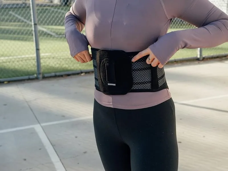Bodyprox Breathable Back Brace Back Support Brace for Men and Women. (X-Large) - Bodyprox Adjustable Back Support Brace