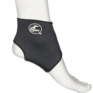 Cramer Neoprene Ankle Compression Sleeve Best Ankle Support for Runners Ankle Sprain & Walking Gentle Compression & Recovery Sleeves for Foot Pain Arthritis & Tendonitis Relief Black Large black - product information 24