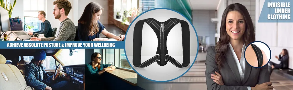 Posture Corrector- Adjustable Posture Brace Clavicle Neck and Back Support - Effective And Comfortable Back Straightener -Upper Back Brace - Spine Support - Back Posture Corrector For Women & Men - product information 14