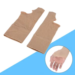 Thumb Hand Wrist Support 1 Pair Gel Thumb Support Gloves Adjustable Wrist Compression Sleeve Elastic Brace Sports Bandage for Arthritis Joint Sprains Pain Relief - product information 25