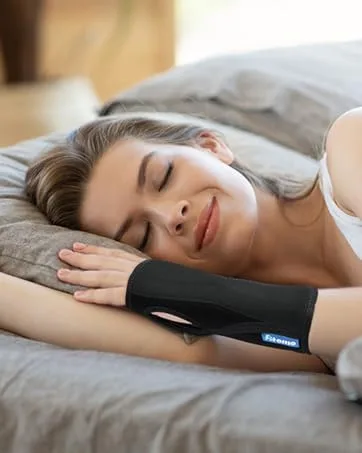 Carpal Tunnel Wrist Brace Night Support with Splints and Removable Resting Pad Adjustable Wrist Support Wrap for Sleeping Tendonitis Arthritis Sprained Wrist Carpal Tunnel Brace Both Hands S black - product information 13