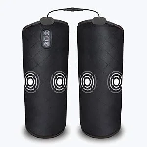 COMFIER Knee Massager with Heat Vibration Heating Pad for Knee Knee Heating Pad for Relief Leg Massager Heated Knee Brace Wrap for Stress Relief - heating pad for knee