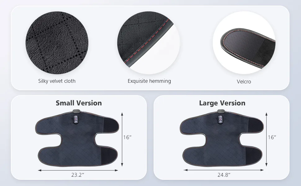 COMFIER Knee Massager with Heat Vibration Heating Pad for Knee Knee Heating Pad for Relief Leg Massager Heated Knee Brace Wrap for Stress Relief - knee massager