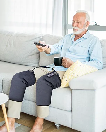 COMFIER Knee Massager with Heat Vibration Heating Pad for Knee Knee Heating Pad for Relief Leg Massager Heated Knee Brace Wrap for Stress Relief - knee massager