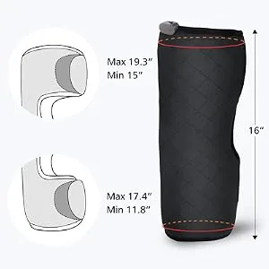 COMFIER Knee Massager with Heat Vibration Heating Pad for Knee Knee Heating Pad for Relief Leg Massager Heated Knee Brace Wrap for Stress Relief - knee wrap
