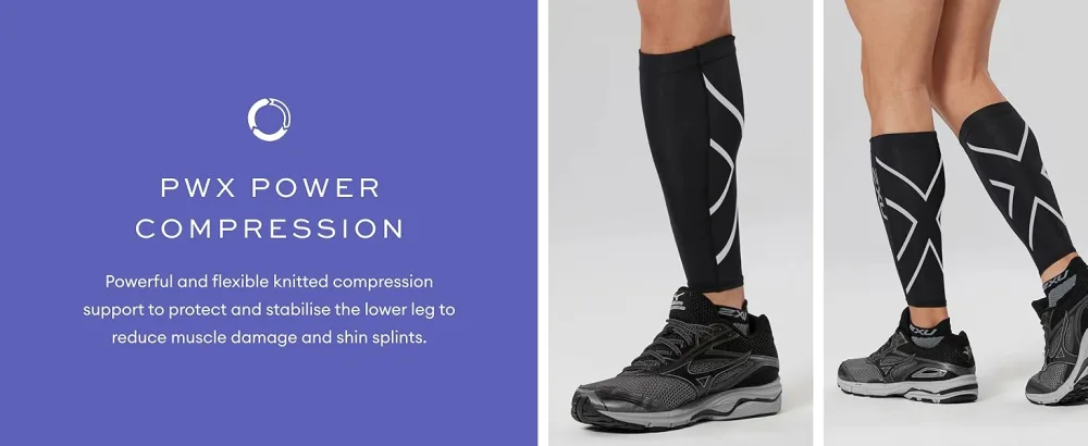 2XU Compression Calf Guards Small Black/Black - product information 25