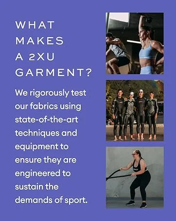 2XU Compression Calf Guards Small Black/Black - what makes a 2xu garment