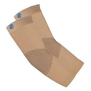 Elbow Brace Compression Support Sleeve for Tendonitis Golfer & Tennis Elbow Arthritis & Bursitis | Compression Support to Reduce Joint Pain | 1 Pair Black Medium - Compression Elbow Sleeves, Compression Elbow Braces, Compression Products