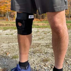 BodyMed Knee Support Black 12.5 in. 18 in. Circumference Stabilizing Support & Compression Brace for Patellar Tendon & Joint Alignment for Post-Surgery Recovery Injuries Rehab Workouts & - bdm, knee support