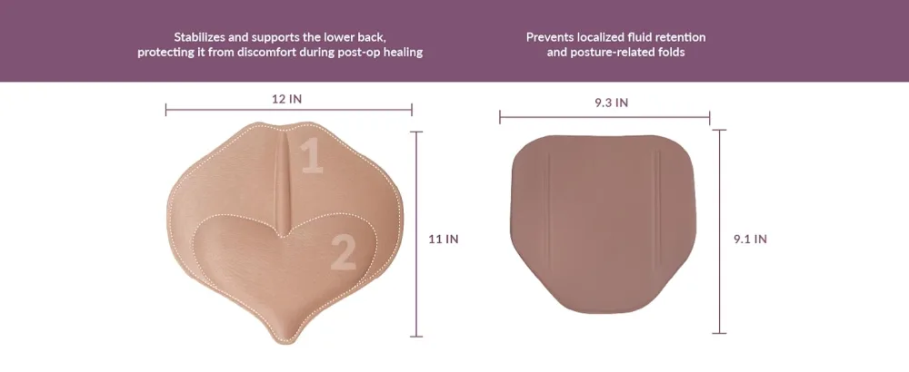 CURVEEZ Lipo Lumbar Molder Back Board Essential Post Surgery Supplies for Lipo BBL & Tummy Tuck Recovery Compression Board Lumbar Board - ab board post surgery, foam board, tabla abdominal, liposuction board, compression garment, surgery