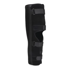 Knee Brace Knee Immobilizer Comfortable Knee Support Splint Brace Compression Knee Sleeve with Four Straps (S) - 1411210561311-3