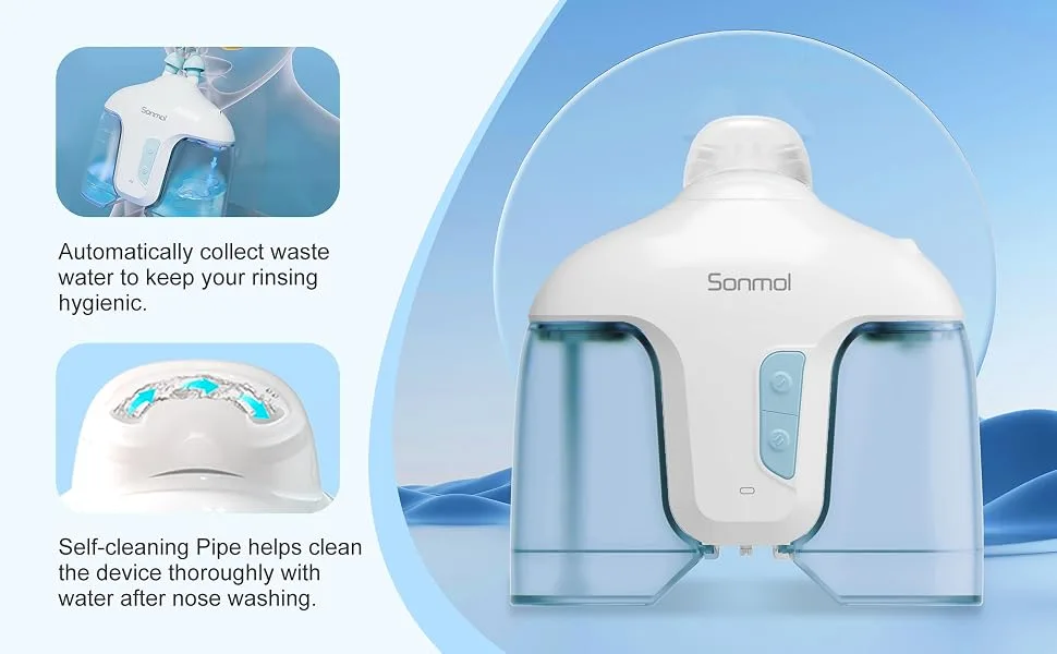 Electric Nasal Irrigation System (Nasal Irrigation Blue) - product information 9