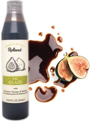 Roland Fig Glaze, 5.07 fl oz 1 - balsamic vinegar;salad dressing;italian dressing;bruschetta