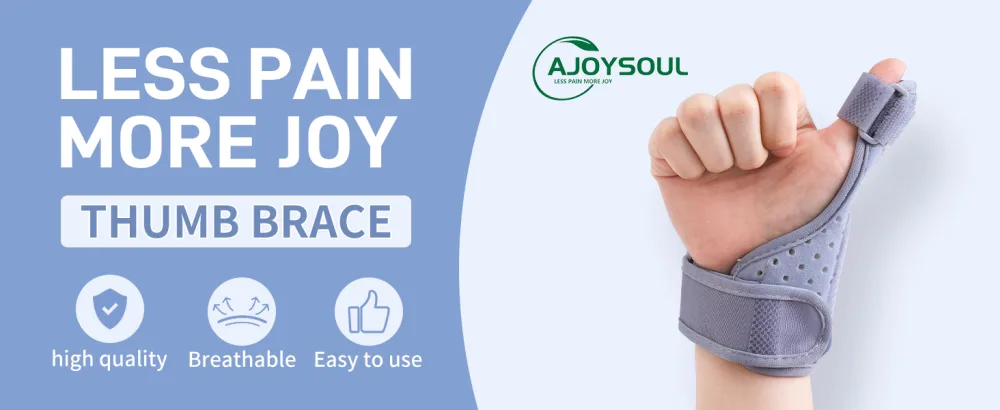 Thumb Splint Trigger Thumb Brace for Pain Sprain Arthritis Tendonitis Wrist Support Stabilizer for Left or Right Hand - Single Grey - thumb brace