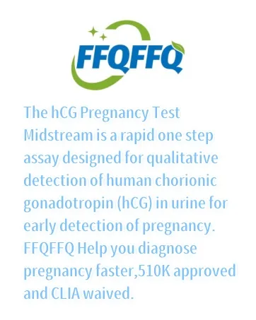 Pregnancy Test: Early Detection with Ultra High Sensitivity Home Pregnancy Midstream Test for Women Home Testing 5 Sticks + 10 Test Strips - Pregnancy Test Kit 5 Sticks + 10 Test Strips