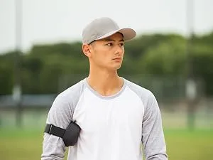 OPTP PRO Shoulder Support Shoulder Pillow for Rotator Cuff Pain Use During Recovery Following Surgery and Post Shoulder Sling - Post-Athletic Recovery Tool - Large/Extra Large - Shoulder brace rotator cuff pillow support for shoulder joint relief