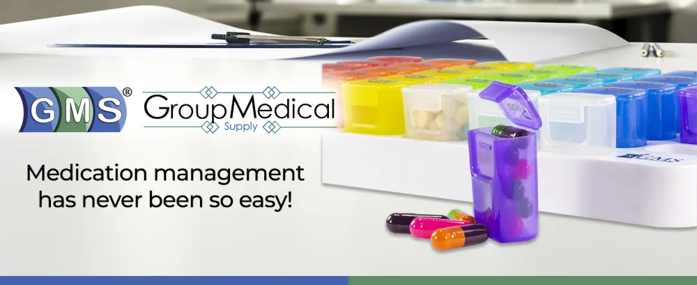 GMS Monthly Pill Organizer - 31 Day Pop Out Pill Pods for Supplements Vitamins & Medications - Ideal for Daily Use & Travel - Rainbow - pill organizer