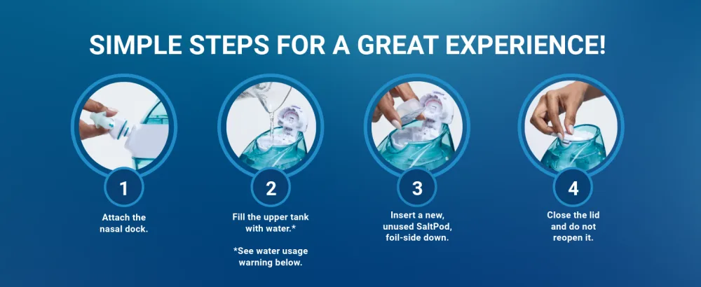 Navage Lower Tank (Replacement Part) - a plus content simple steps
