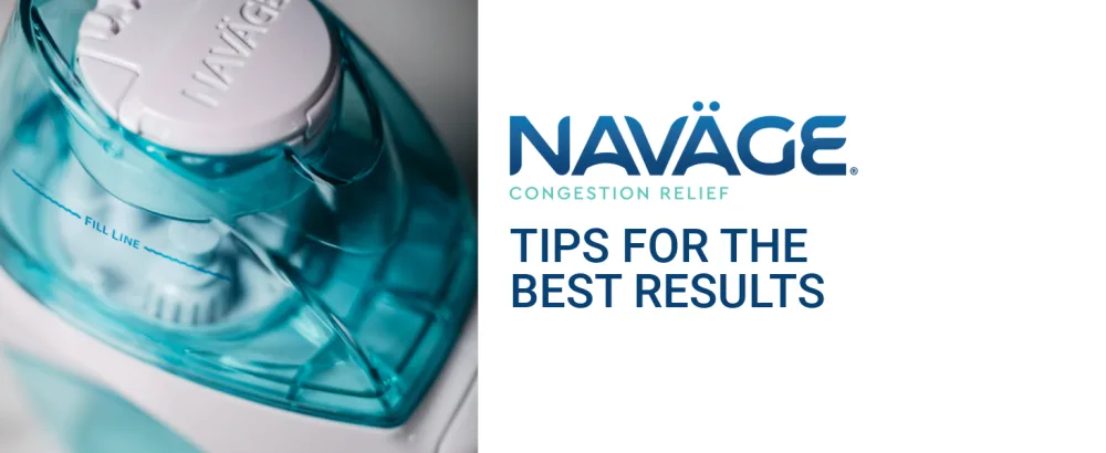 Navage Lower Tank (Replacement Part) - Tips for Best Results