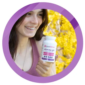 Just Thrive - Ultimate IgG - Complete Immune Support Supplement - Detox Formula 120 Vegetable Capsules - JTH-IgG-EBC04