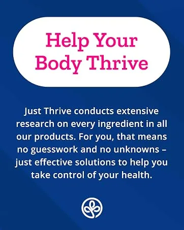 Just Thrive - Ultimate IgG - Complete Immune Support Supplement - Detox Formula 120 Vegetable Capsules - Just Thrive