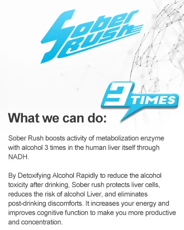 Anytime You take for Morning Support. Morning Recovery Party Smart Support Liver Health Rave Essentials NADH Patented Formula (6 Servings/Box) - blowfish hangover