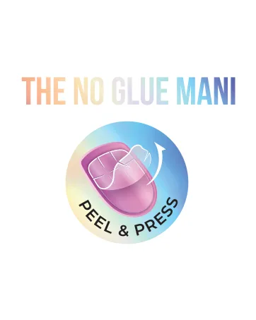 KISS imPRESS No Glue Mani Press On Nails Design 'Astound' White Short Size Squoval Shape Includes 30 Nails Prep Pad Instructions Sheet 1 Manicure Stick 1 Mini File Multicolor - fake nails press on nails
