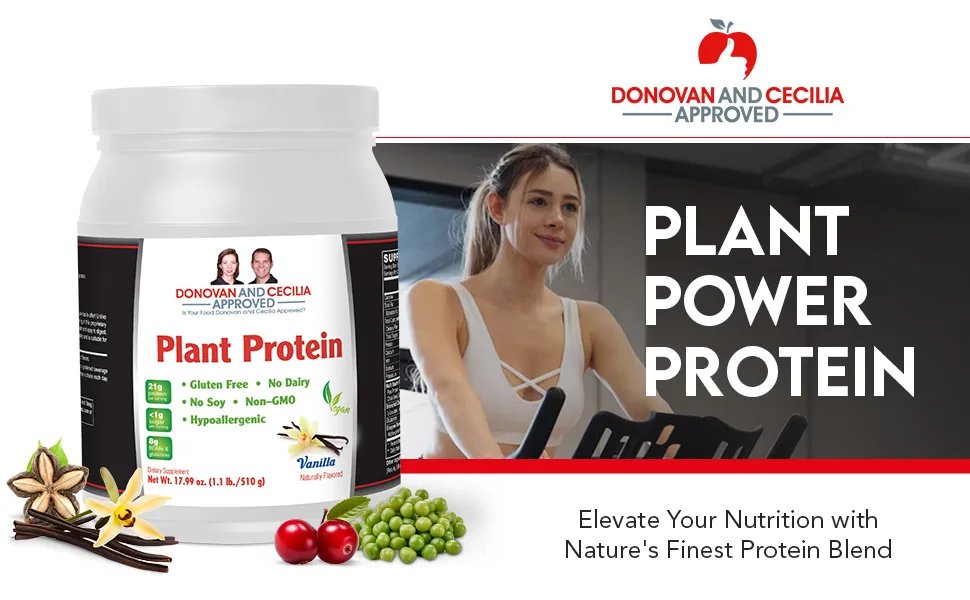 Vegan Plant Protein (Vanilla) - Vanilla Plant Power Protein