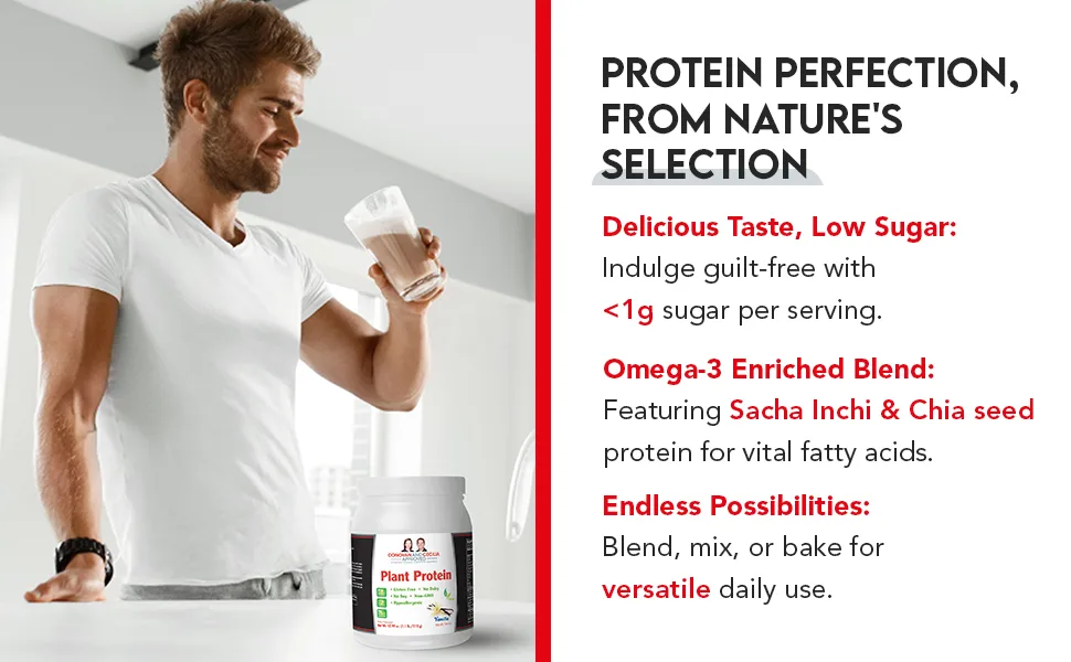 Vegan Plant Protein (Vanilla) - Vanilla Protein Powder