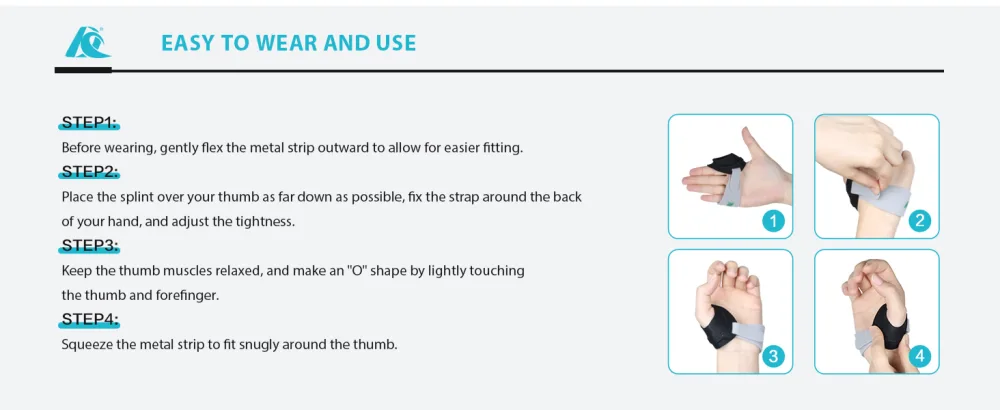 KD Thumb Brace Elite: CMC Thumb Brace for Osteoarthritis Joint Pain CMC Joint Thumb Arthritis Brace Provide Support and Allow for Movement (Medium Left Hand) Left Hand Medium - thumb brace