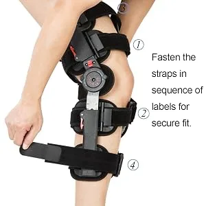 Medibot Hinged Knee Brace ROM Adjustable Post Op Knee Support Orthosis Immobilizer Protector for Left Leg and Right Leg Both Men and Women - product information 14