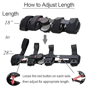 Medibot Hinged Knee Brace ROM Adjustable Post Op Knee Support Orthosis Immobilizer Protector for Left Leg and Right Leg Both Men and Women - product information 16
